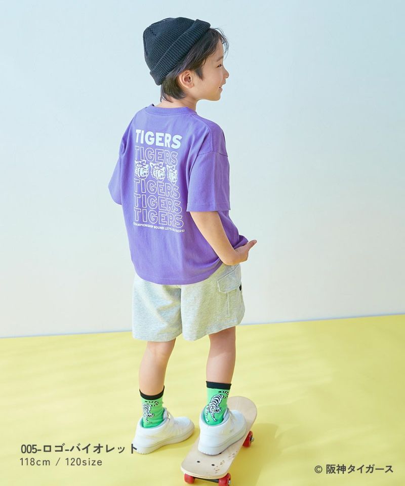 阪神タイガースコラボ】 BIGシルエット キッズ半袖Tシャツ