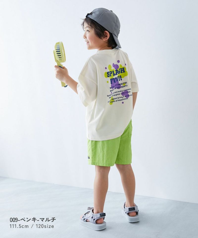 23%OFF】【ひやシャリ】接触冷感 デビラボ BIGシルエット プリント半袖