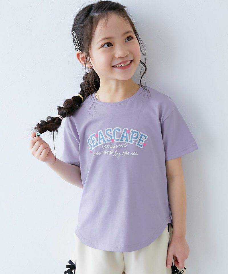 38%OFF】【ひやシャリ】接触冷感 デビラボ ガールズ プリント半袖T