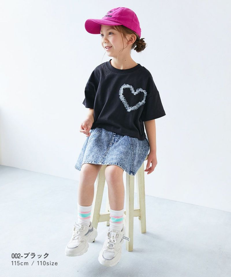 noirロゴ柄チュールTシャツ FREAK'S STORE/＜新色追加＞フリルチュールドッキングTシャツ