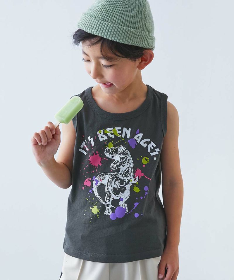 30%OFF】綿100％ デビラボ プリントタンクトップ | 子供服の通販