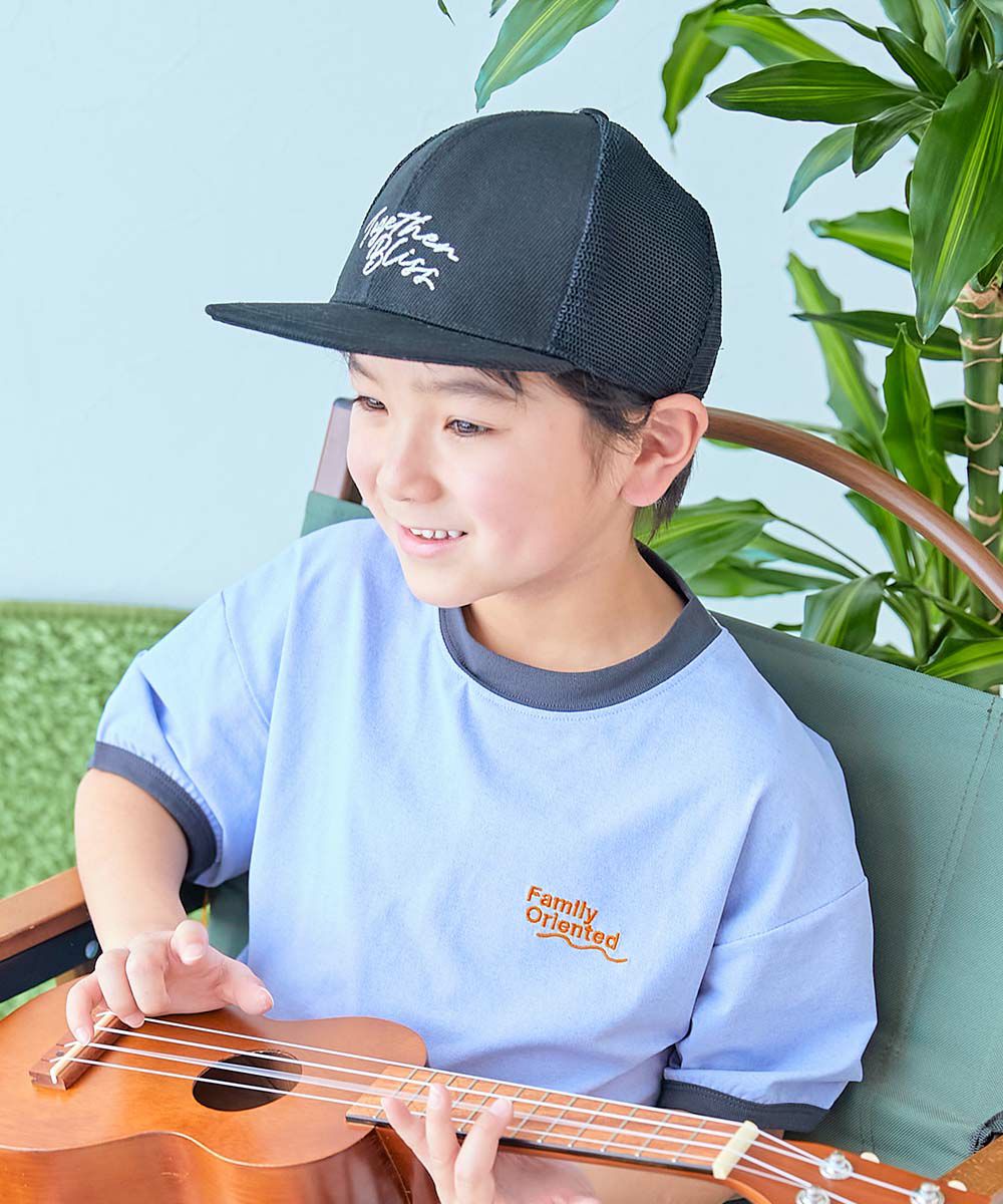 72%OFF】【おーちゃんコラボ】親子で使える フラットバイザー メッシュ