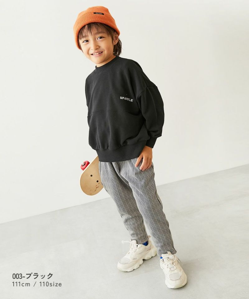 ブラック オーバーサイズ トレーナー ラックス オーバーサイズ クルーネック / LUX OVERSIZED CREW